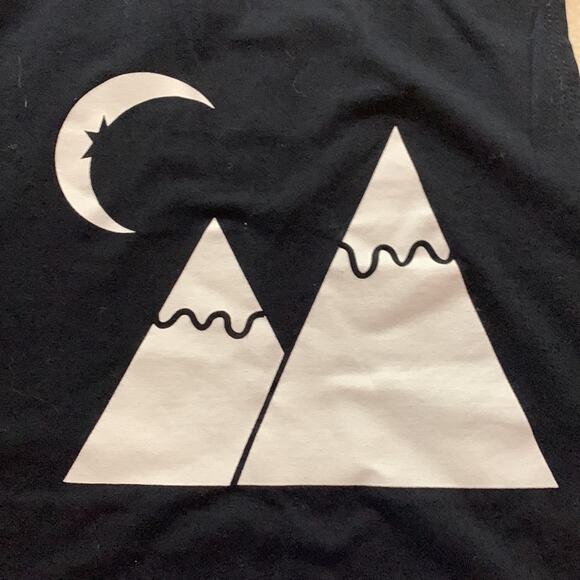 Zyia Active womens medium Mountains black tank top athletic gym lulu workout cas - Picture 5 of 7